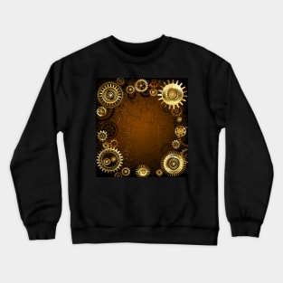 Machinery Concept ( Steampunk Background ) Crewneck Sweatshirt